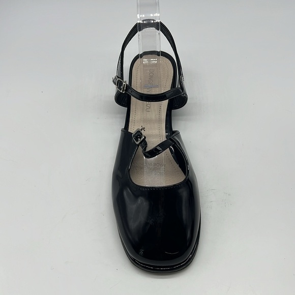DONGFANGMEIZU - Double Strap Black Patent Square Toe Heeled Maryjane Size 40 - Picture 4 of 14